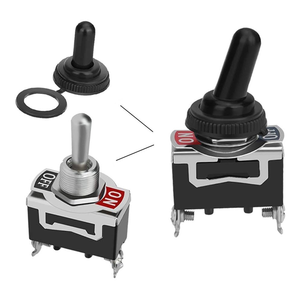 JS-WXCROSSO フロントパネルタッチ不良 対応 リモコン 4個 uxcell ロッカースイッチ ボックス警告灯 4連コントローラー